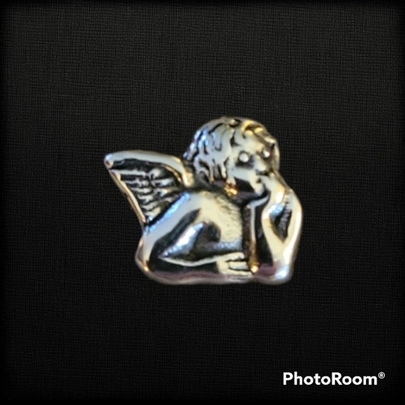 Jcm Stainless Steel Cupid Cherub Slider Charm - Picture 1 of 4